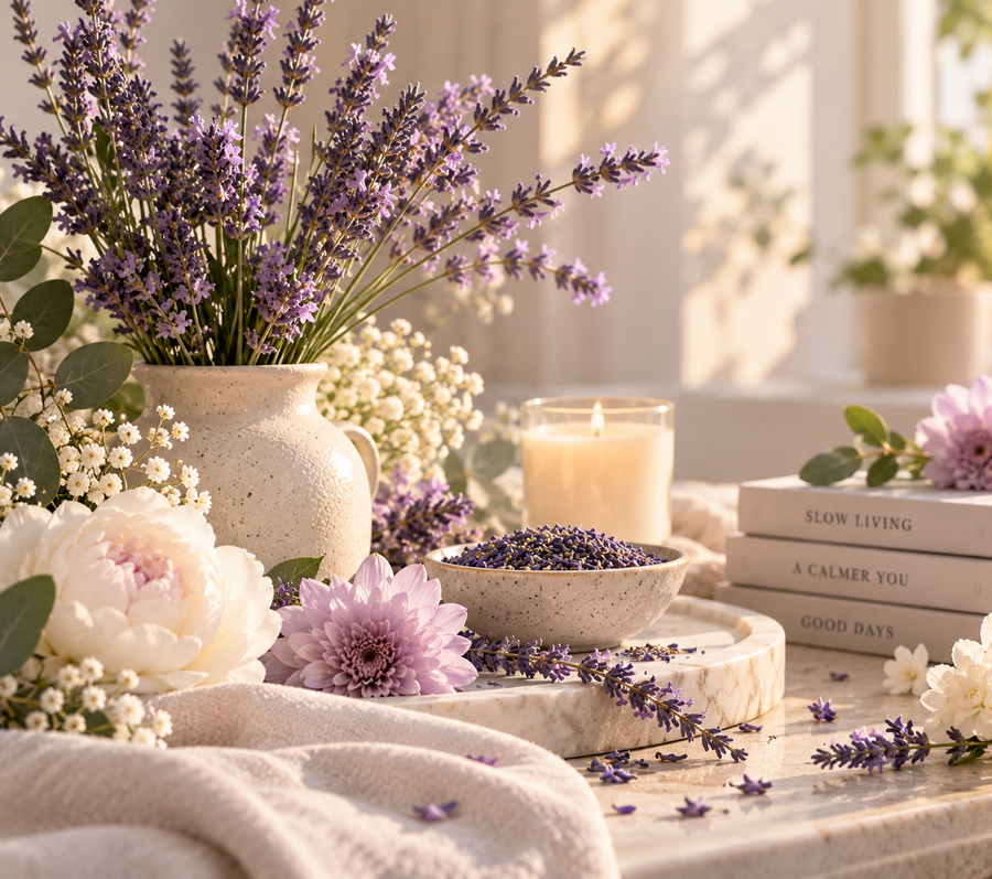 Lavender & Soft Florals